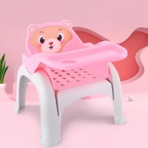 3 in 1 Folding Baby Feeding Chair (Cartoon Design)