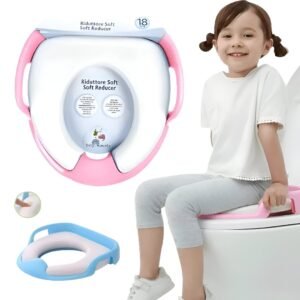 Baby Toilet Seat Sofa Soft Training Potty-Blue & Pink