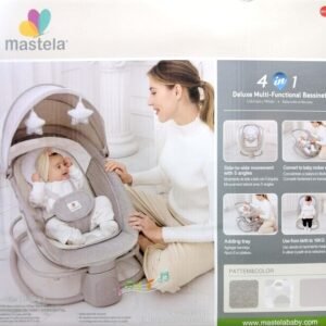 Mastela 4-in-1 Multifunctional Baby Swing Bassinet With Dining Tray