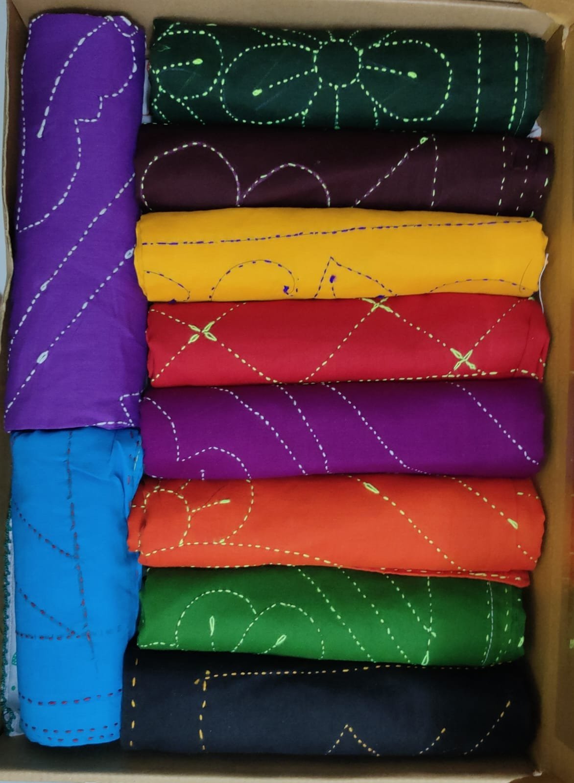 ১০ পিস-বেবি নকশীকাঁথা গিফট বক্স